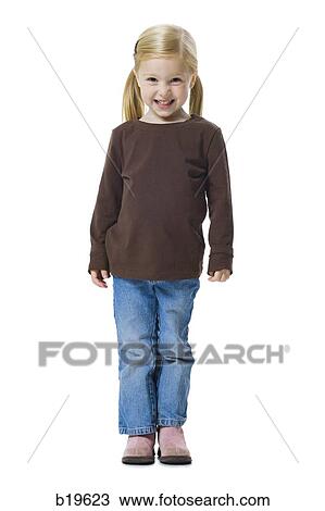 little girl smiling View Large Photo Image Stock Image - little girl smiling. Fotosearch