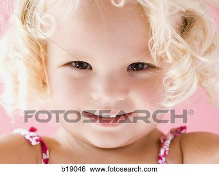 little girl smiling. View Large Photo Image Stock Photograph - little girl smiling.. Fotosearch