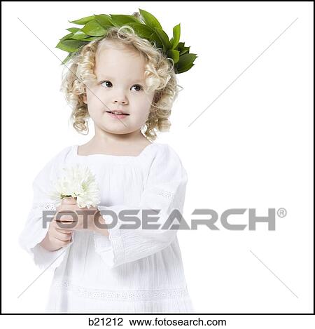 Stock Image - little girl. Fotosearch