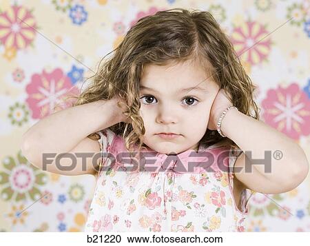 Stock Image - little girl. Fotosearch