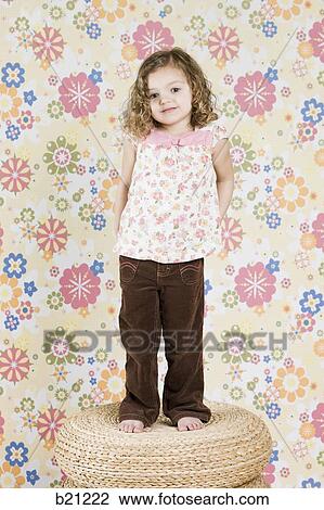 Stock Image - little girl. Fotosearch