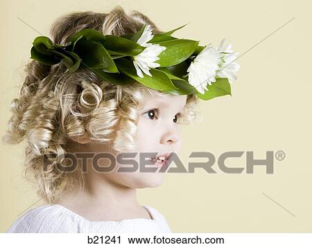 Stock Image - little girl. Fotosearch