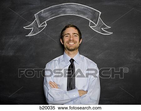 man against a blackboard View Large Photo Image Stock Photography - man against a blackboard. Fotosearch