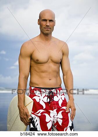Man at the beach. View Large Photo Image Picture - Man at the beach.. Fotosearch