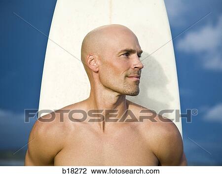 Stock Image - Man at the beach.. Fotosearch