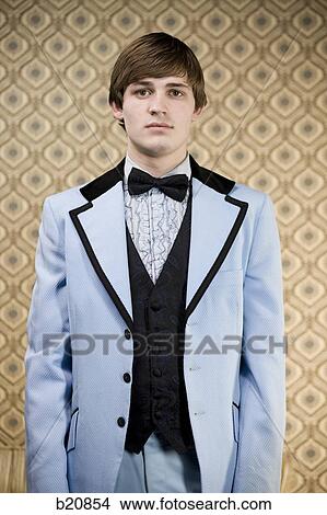 Picture - man in retro clothing. Fotosearch