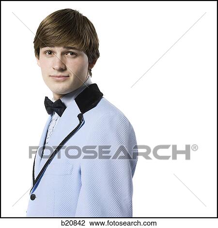 Stock Image - man in retro clothing. Fotosearch