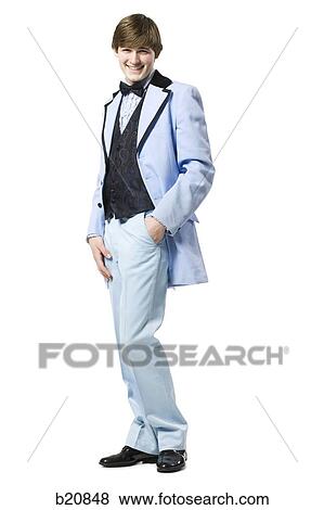 Stock Photo - man in retro clothing. Fotosearch