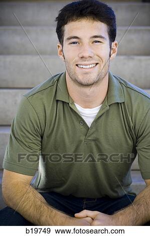 Stock Photo - man smiling. Fotosearch
