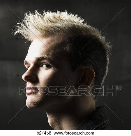 man with a mohawk View Large Photo Image Stock Photo - man with a mohawk. Fotosearch