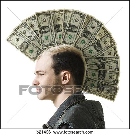 man with a mohawk View Large Photo Image Stock Photograph - man with a mohawk. Fotosearch