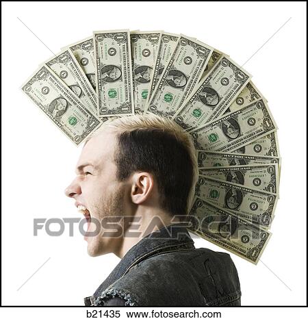 Stock Photography - man with a mohawk. Fotosearch