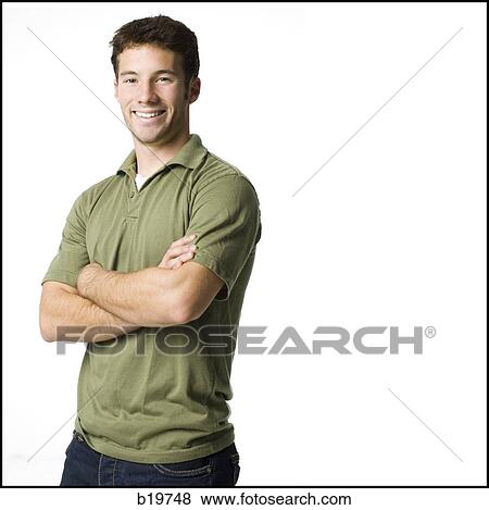 man with arms folded View Large Photo Image Stock Photo - man with arms folded. Fotosearch
