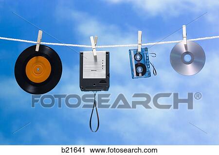 media on a clothesline View Large Photo Image Stock Image - media on a clothesline. Fotosearch