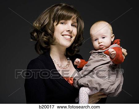Stock Photo - mother and baby. Fotosearch
