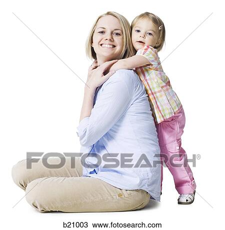 Stock Image - mother and daughter. Fotosearch