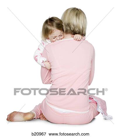 mother comforting daughter View Large Photo Image Stock Photo - mother comforting daughter. Fotosearch