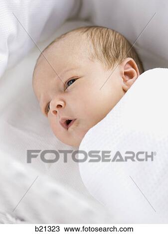 Stock Image - newborn baby. Fotosearch