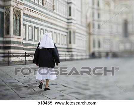 "Nun in Florence, Italy. " View Large Photo Image Stock Photography - "Nun in Florence, Italy. ". Fotosearch