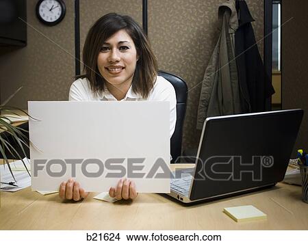 Picture - office worker. Fotosearch