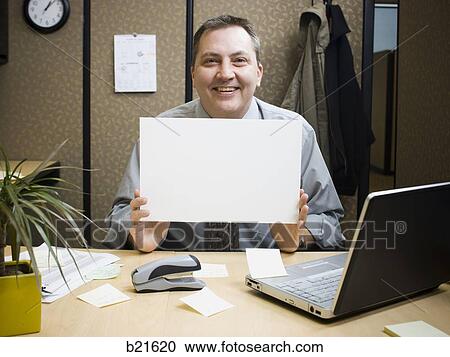 Stock Image - office worker. Fotosearch