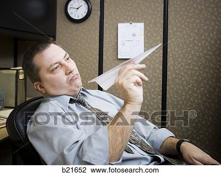 Stock Image - office worker. Fotosearch