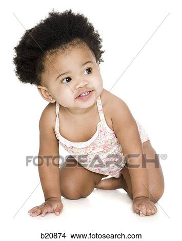 One Person, African Ethnicity, One Baby Girl Only, Mixed Race Person, Caucasian Appearance, 12-17 months View Large Photo Image Picture - One Person, African Ethnicity, One Baby Girl Only, Mixed Race Person, Caucasian Appearance, 12-17 months. Fotosearch