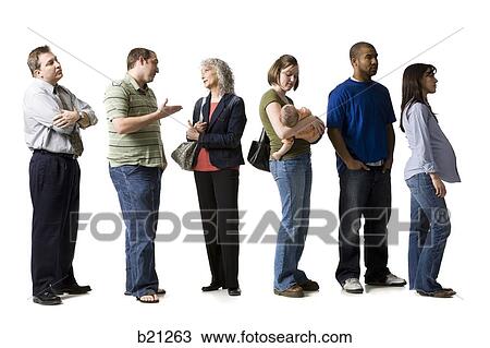 people waiting in line View Large Photo Image Stock Image - people waiting in line. Fotosearch