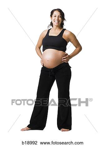 Stock Image - Pregnant woman.. Fotosearch