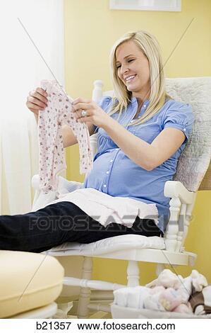 Stock Photo - pregnant woman. Fotosearch
