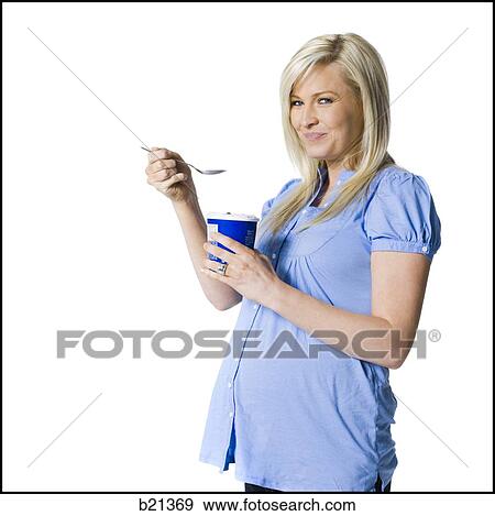 Stock Photo - pregnant woman. Fotosearch