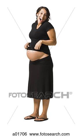 Pregnant woman. View Large Photo Image Stock Photograph - Pregnant woman.. Fotosearch