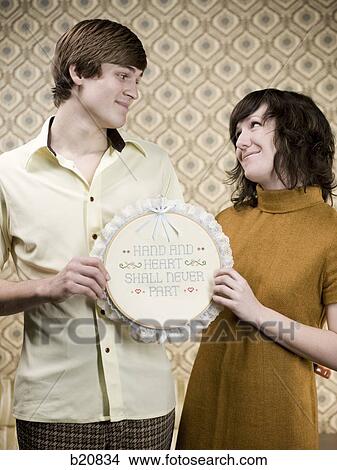 retro young couple View Large Photo Image Picture - retro young couple. Fotosearch