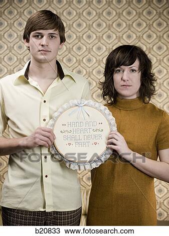 retro young couple View Large Photo Image Stock Image - retro young couple. Fotosearch
