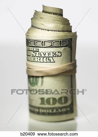 Stock Photo - roll of money. Fotosearch