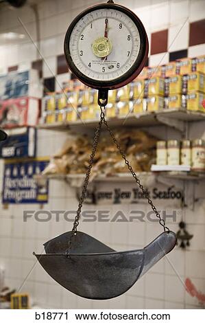 Scale in a market. View Large Photo Image Stock Image - Scale in a market.. Fotosearch