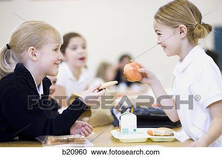 Stock Image - school lunch. Fotosearch