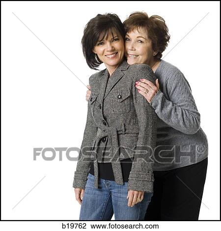 senior mother and daughter View Large Photo Image Stock Image - senior mother and daughter. Fotosearch