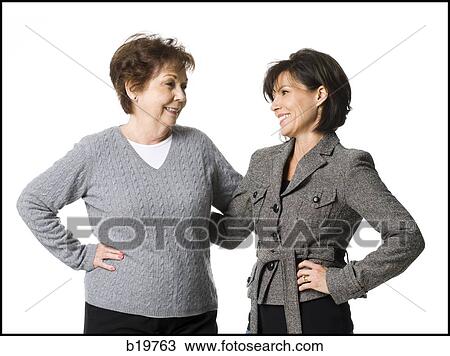 senior mother and daughter View Large Photo Image Stock Image - senior mother and daughter. Fotosearch