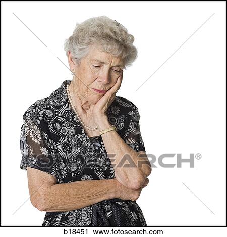 Senior woman looking forlorn. View Large Photo Image Stock Image - Senior woman looking forlorn.. Fotosearch
