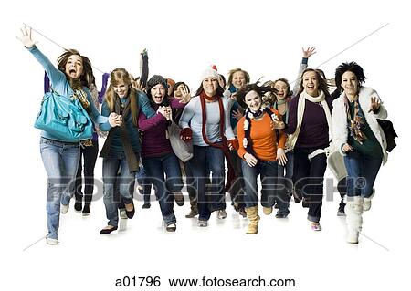 teenage girls View Large Photo Image Stock Photograph - teenage girls. Fotosearch
