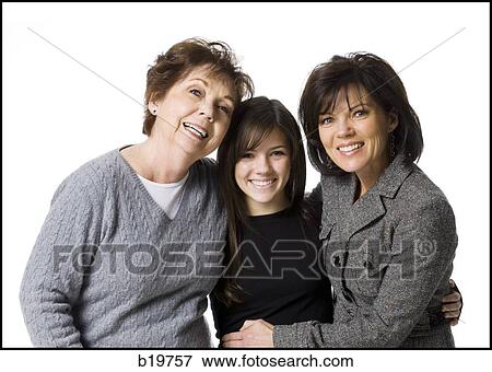 three generations of women View Large Photo Image Stock Photo - three generations of women. Fotosearch