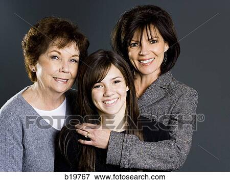 three generations of women View Large Photo Image Stock Photo - three generations of women. Fotosearch