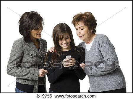 three generations of women View Large Photo Image Stock Photograph - three generations of women. Fotosearch