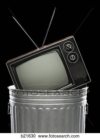 tv in the trash View Large Photo Image Stock Image - tv in the trash. Fotosearch