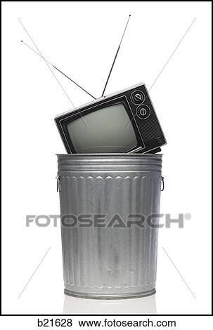 tv in the trash View Large Photo Image Stock Photo - tv in the trash. Fotosearch