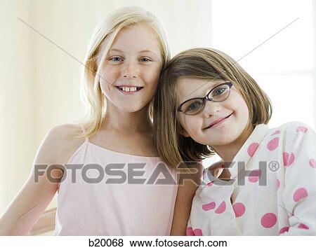 two friends in their pajamas View Large Photo Image Stock Photo - two friends in their pajamas. Fotosearch