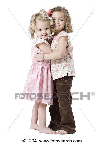 two little girls View Large Photo Image Picture - two little girls. Fotosearch
