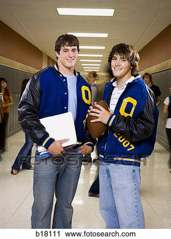 Two male High School students. View Large Photo Image Stock Image - Two male High School students.. Fotosearch