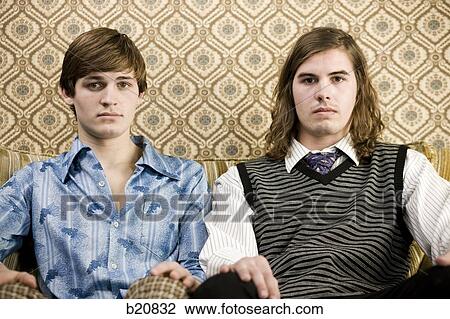two men in retro clothing View Large Photo Image Stock Image - two men in retro clothing. Fotosearch